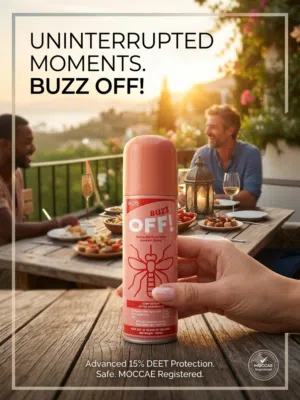 بخاخ طارد الناموس الحشري BUZZ OFF!