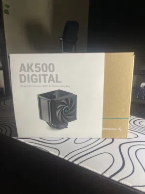 DeepCool Ak500 Digital مبرد هوائي احترافي شاشة عرض حرارة شريطين Argb  Air CPU Cooler