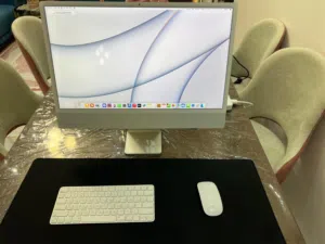 imac m1 selver 2021 24بوصه