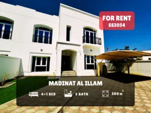 For Rent: Spacious 4+1 Bedroom Villa in Prime Location Madinat Al Illam REF SS3054