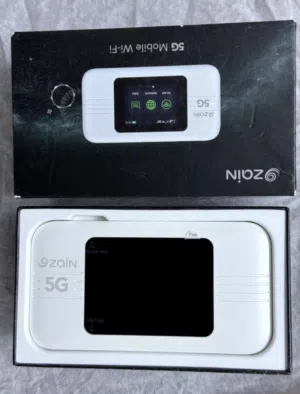 راوتر واي فاي متنقل ماي فاي 5 جي من شركة زين   Mobile Router MiFi 5G Zain WiFi