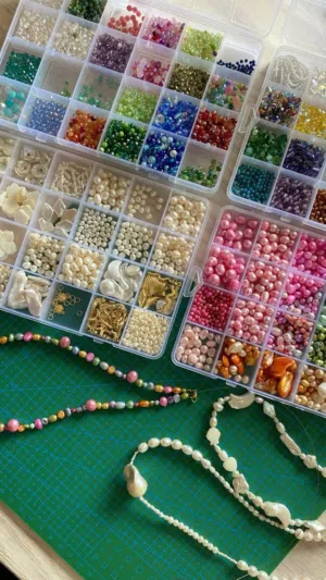 مشروع خرز كامل مع الخزانه والعلب والخيطان