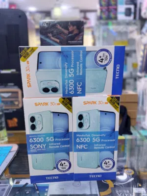تكنو سبارك 30c 5G جديد بالكرتون 128 جيجا 8 رام متوفر توصيل وهدايا
