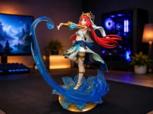 مجسم انمي Nilou  ارتفاع تقريبي 28 سم تفاصيل جميلة وقاعدة تصميم مميزة مناسب للديكور أو السيت اب