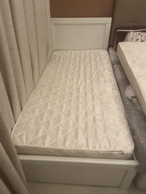 Single Bed for urgent sale with medicated mattress New Hiss