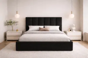 brand New family queen size bed frame with good quality matters