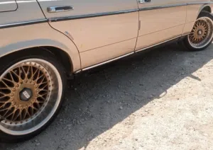 جنط BBS 17 ذهبي مسستم 5 براغي مع كوشوك ممتاز