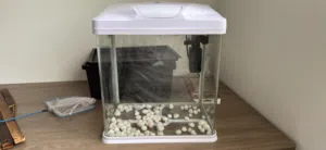 Fish tank 15 liter with filter but no light used clean no delivery
