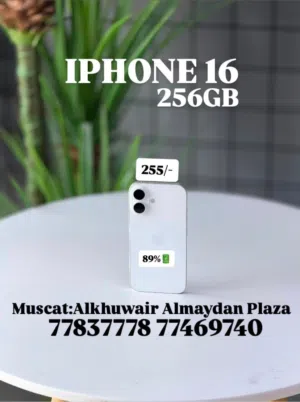 iPhone 16-256 GB Fine condition device for sale