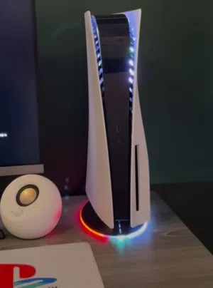 ستاند ps5 اضائة RGB و Fan
