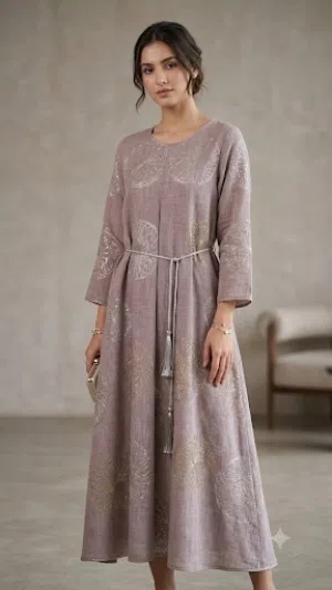 فستان سهره موف فاتح XL