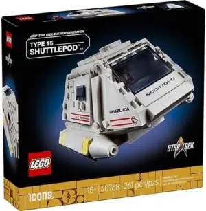 LEGO Icons Star Trek Type 15 Shuttlepod (40768) – Brand New & Sealed