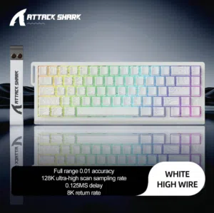 ATTACK SHARK X68 HE 8000 مغناطيسي ويوجد جميع الالوان