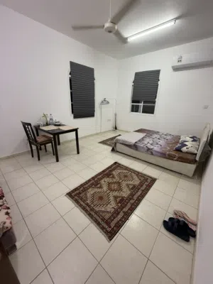 a room of a private flat which is located in an apartment 3rd floor. 3(wife+water+electricity)