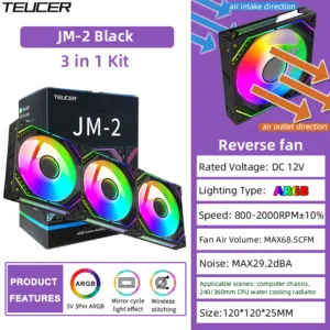 كت فانات 3 مراوح TEUCER JM-2 ( REVERSE )