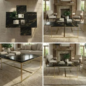 طاولة وسطية رخامية فاخرة