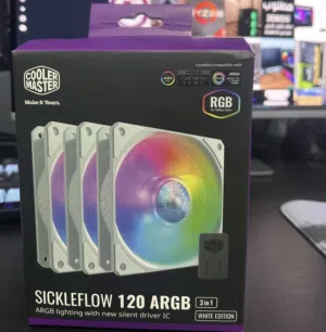 Cooler master sickleflow 120 ARGB 3 in 1 fans