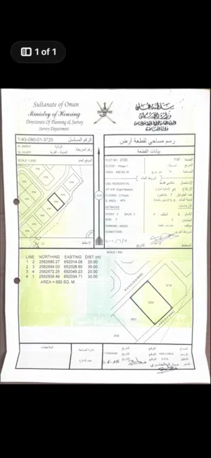 ارض سكنيه للبيع