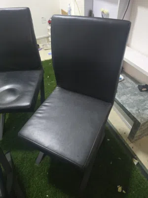 6 black chair