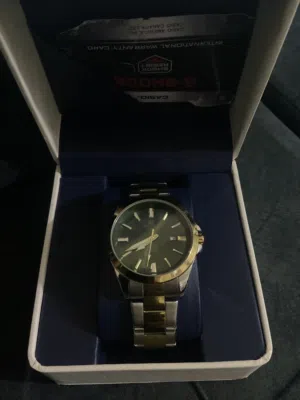 ساعة كاسيو إيديفيس أصلية - زجاج سافير مقاوم للخدش (Casio Edifice Sapphire EFB-108D-7AV