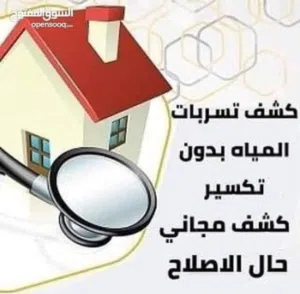 كشف تسربات المياه 