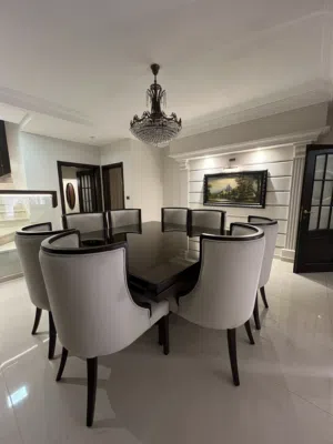 طاولة سفرة جديدة خشب زان للبيع