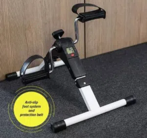 دراجة تمارين محمولة بشاشة رقمية  رفيقك المثالي للتمارين في أي مكان!لكبار السن