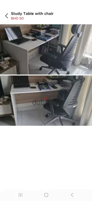 Study Table with Chair