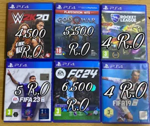 اشرطة بلايستيشن 4 *الوصف مهم*