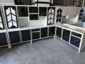 كاونتر وملحق قياس مترين ونص مع سنك متر ونص  للحجز والاستفسار التواصل على الخاص