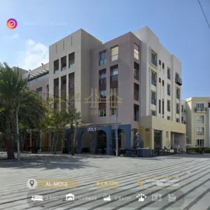For Rent (Fully Furnished) clean corner apartment in Al Mouj