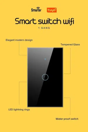 تحكم ذكي من جوالك wifi باي مفتاح إنارة. اباجور.بويلر .مضخة . الخ...أو اي جهاز كهربائي باي مكان