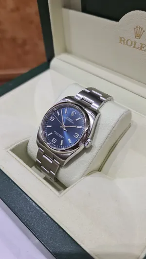 ROLEX S/S OYSTER PERPETUAL OP 36MM BLUE DIAL, BOX ONLY