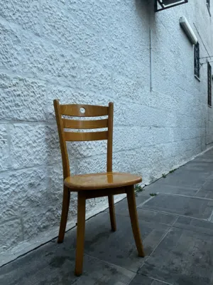 كرسي خشب زان طبيعي 100%