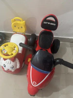 سيكل شحن وسيارة اطفال