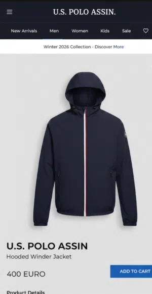 JAKET POLO U.S ASSN. original