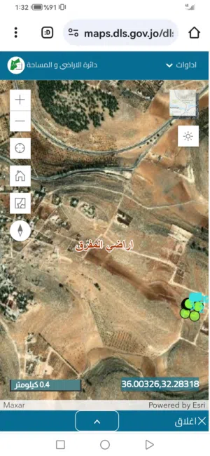 3400 متر شرق جرش قريه المدور لقطه