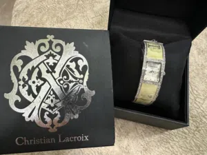 ساعة شيريستيان لاكروس نسائية جديدة christian lacroix woman watch