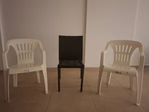 3 Plastic Chairs - good condition