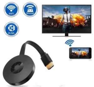 قطعة تحويلة جوجل محتوى ال موبايل الي شاشة التلفاز بلوتوث كروم كاست Chromecast لتصبح شاشه ذكيه