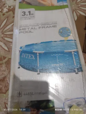 مسبح مثمن قطر 3.2ارتفاع 75 سم