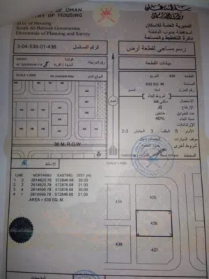 ارض للبيع في موقع ممتاز