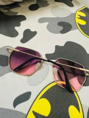 Chanel gold framed sunglasses