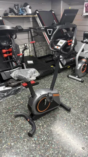 دراجة رياضية مغناطيسية منزلية – حرق دهون – شاشة LCD – كفالة