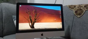 اي ماك حجم الشاشة  21.5 انج IMAC الجهاز نضيف كلش ذاكرة 500 كيكا  معالج كور اي 5 ((ظفت نظام ويندوز