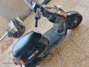دراجه بوليسي نظيفه جدا رمبه كلشي شغال بيها كهربائيات حاويه