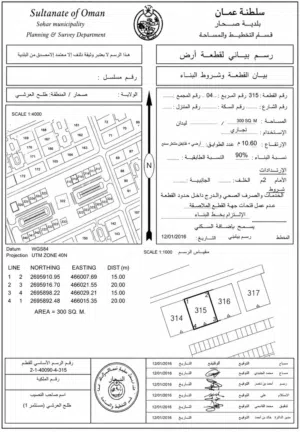 Commercial Land for Sale in Al Batinah Sohar