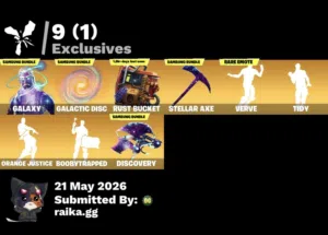 حساب فورت نايت جلكسي القديم فيه سيزون 4 5 8