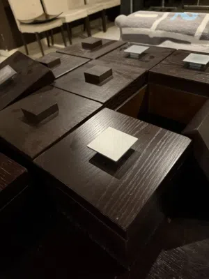 علب خشبية تفصيل