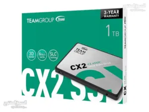 هارد دسك اس اس دي داخلي سريع 1TB/1000GB TEAMGROUP CX2 3D NAND 20X SPEED DESKTOP - LAPTOP GAMING SSD